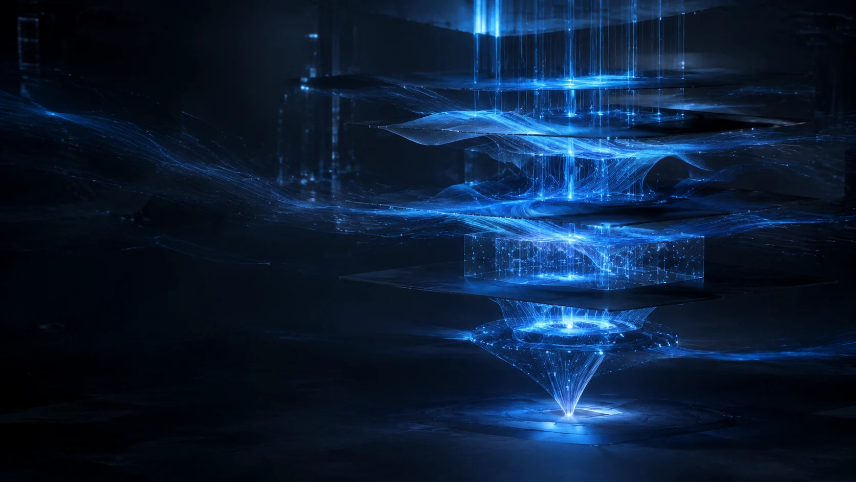 Reference architecture for a high-traffic enterprise AI platform.